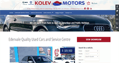 Desktop Screenshot of kolevmotors.co.za